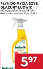 Płyn do mycia szyb, glazury Ludwik