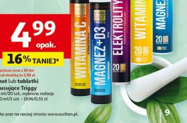 Shot lub tabletki musujące Triggy