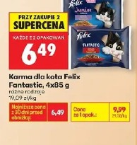 Karma dla kota Felix Fantastic, 4x85 g