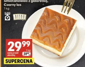 Ciasto Tofinka, Morelowe, Sernik ryska, Letnie z owocami, Chałwowe, Karmelotka, Śmietanowiec z galaretką, Czarny las Bizon