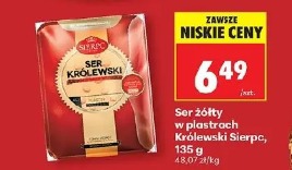 Ser żółty w plastrach Królewski Sierpc