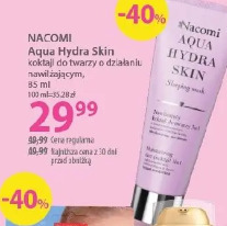 Nacomi Aqua Hydra Skin koktajl do twarzy o działaniu nawilżającym