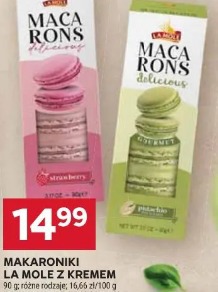 Makaroniki LA MOLE z kremem