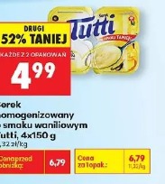 Serek homogenizowany o smaku waniliowym Tutti