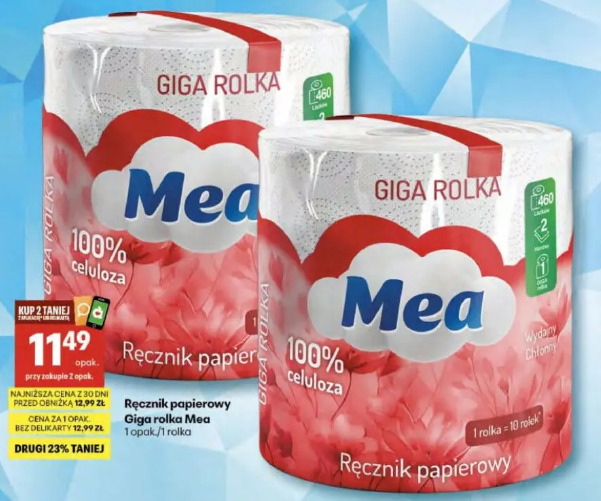 Ręcznik papierowy Giga rolka Mea
