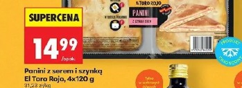 Panini z serem i szynką El Toro Rojo