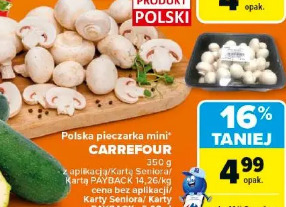 Polska pieczarka mini Carrefour