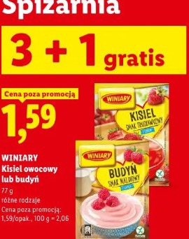 Winiary Kisiel owocowy lub budyń
