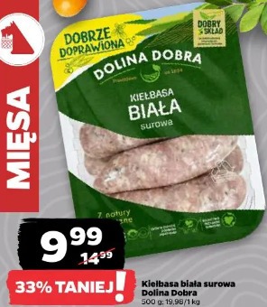 Kiełbasa biała surowa Dolina Dobra