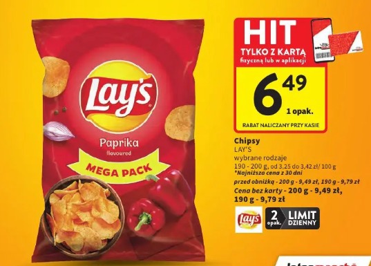 Chipsy Lay's Paprika Mega Pack