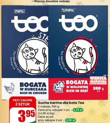 Teo sucha karma dla kota