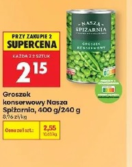 Groszek konserwowy Nasza Spiżarnia