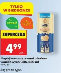 Napój kawowy o smaku lodów waniliowych GBS