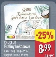 Choceur Praliny kokosowe CHOCEUR