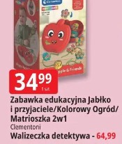 Zabawka edukacyjna Jabłko i przyjaciele/Kolorowy Ogród/Matrioszka 2w1 Clementoni Walizeczka detektywa