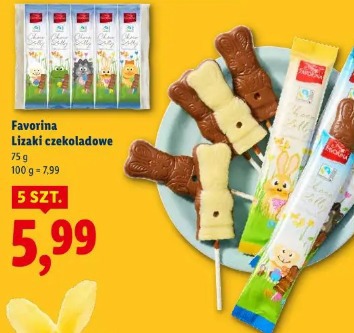 Favorina Lizaki czekoladowe