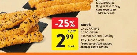 Borek La Lorraine po bolońsku kurczak słodko-kwaśny