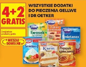 Wszystkie dodatki do pieczenia Gellwe i Dr Oetker