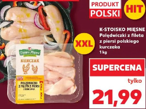 K-Stoisko Mięsne Polędwiczki z fileta z piersi polskiego kurczaka