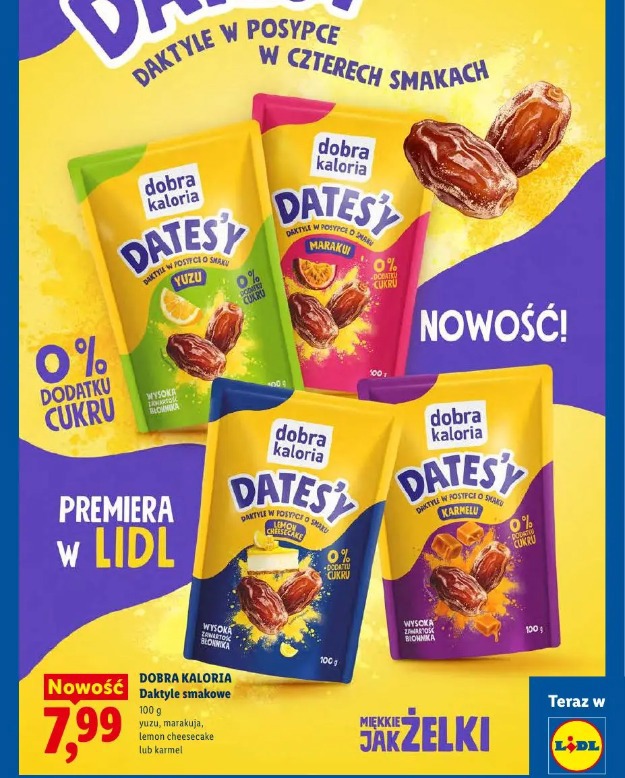 Dobra Kaloria Dates'y daktyle smakowe