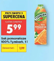 Sok pomarańcza 100% Tymbark