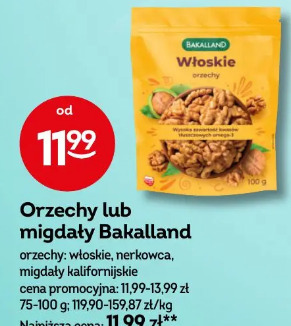 Orzechy lub migdały Bakalland