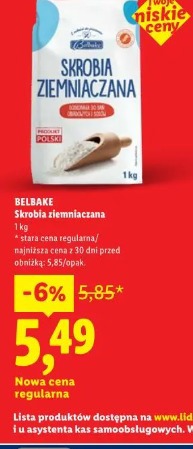 Belbake Skrobia ziemniaczana