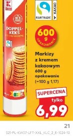 Markizy z kremem kakaowym