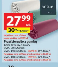 Actuel prześcieradło z gumką