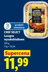 Chef Select Lasagne wysokobiałkowe