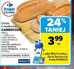 Chleb z maślanką Carrefour