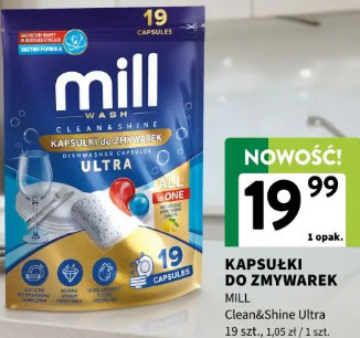 Kapsułki do zmywarek Mill Clean&Shine Ultra
