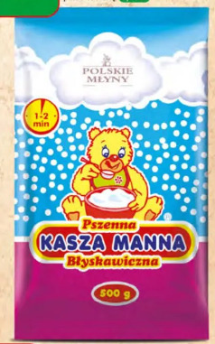 Kasza manna błyskawiczna pszenna Polskie Młyny