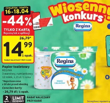 Papier toaletowy Regina