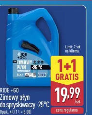 Ride +Go Zimowy płyn do spryskiwaczy -25°C
