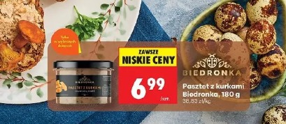 Pasztet z kurkami Biedronka