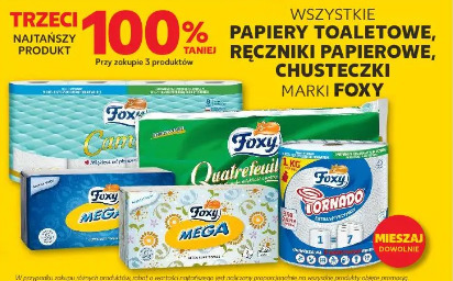 Wszystkie papiery toaletowe, ręczniki papierowe, chusteczki marki Foxy