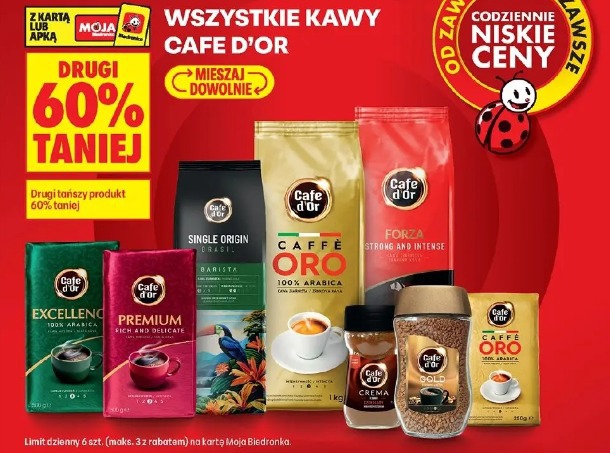 Wszystkie kawy Cafe d'Or