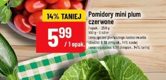 Pomidory mini plum czerwone