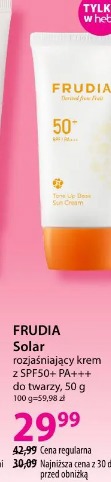 FRUDIA Solar rozjaśniający krem z SPF50+ PA++++ do twarzy
