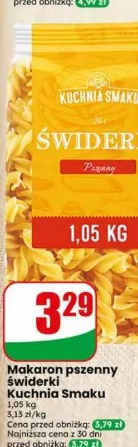 Makaron pszenny świderki Kuchnia Smaku