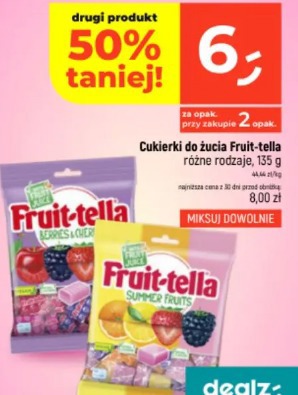 Cukierki do żucia Fruit-tella