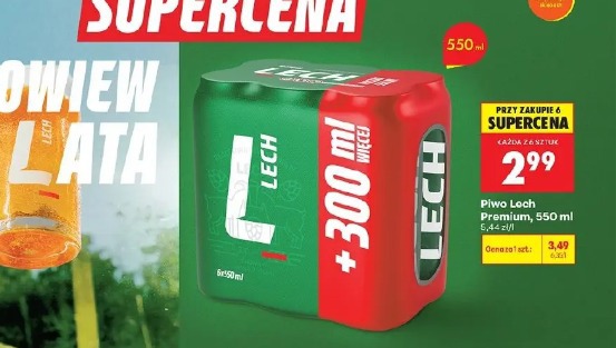 Lech Premium piwo