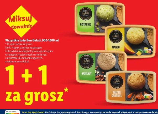 Wszystkie lody Bon Gelati