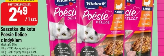 Saszetka dla kota Poesie Delice z indykiem Vitakraft