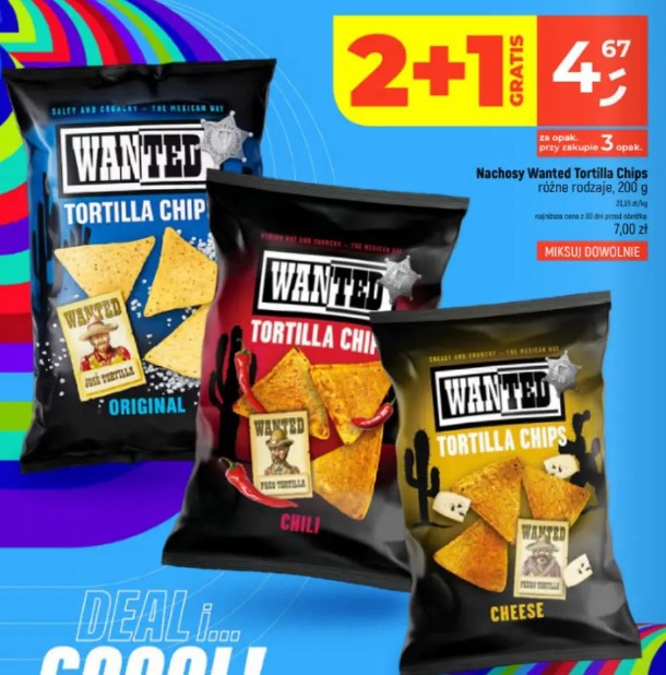 Wanted Tortilla Chips nachosy