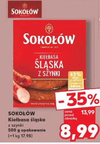 Sokołów Kiełbasa śląska z szynki