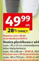Donica plastikowa z wkładem