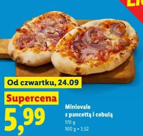 Miniovale z pancettą i cebulą