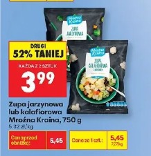 Zupa jarzynowa lub kalafiorowa Mroźna Kraina